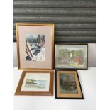 Framed Original Pictures - By Robin Elgar and Charles H Fry