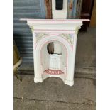 Painted Cast Iron Fireplace