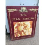 Metal Sign - The Jean Harlow