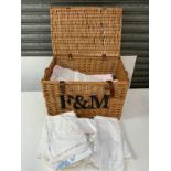 F&M Hamper with Contents - Linen