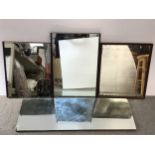 4x Vintage/Retro Mirrors