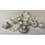 Part Tea Sets - Duchess, Colclough etc