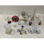 Glassware - Vases, Ashtrays and Candle Holders etc