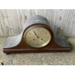 Oak Napoleon Mantel Clock