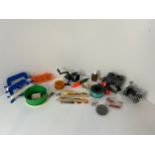 Fishing Gear - Reels, Floats, Weights etc and Samsung Binoculars