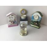 Collectors Clocks - Diana and Flying Scotsman etc