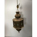 Ornate Brass Metal Shade