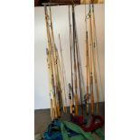 Quantity of Fishing Rods - Jarvis Walker, Aquarius and Sport-Ray etc