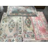 4x Chinese Rugs - Approximately - 160cm x 90cm