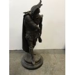 Spelter Knight - Height 55cm