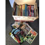 Annuals and Comics - Judge Dread, Spiderman, The Wombles and Pippin etc
