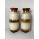 Pair of West German Vases - 40cm High