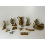 Brass Blacksmiths and Miniature Anvils etc
