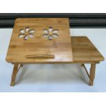 Adjustable Wooden Bed Tray with Drawer