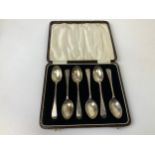 Cased Set of 6x Silver Teaspoons