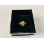 18ct Gold and Diamond Ring - Approx .20ct - Size L1/2 - Total Weight 5.29gms