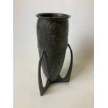 Pewter Vase - 29cm H