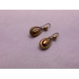 Pair of 9ct Gold Earrings