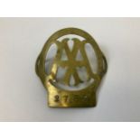 Brass AA Sleeve Badge
