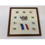 Framed Silk - Flags