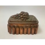 Victorian Copper Jelly Mould - 17cm Across x 11cm High