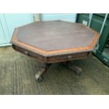 Mahogany Rent Table - 139cm Across x 70cm High