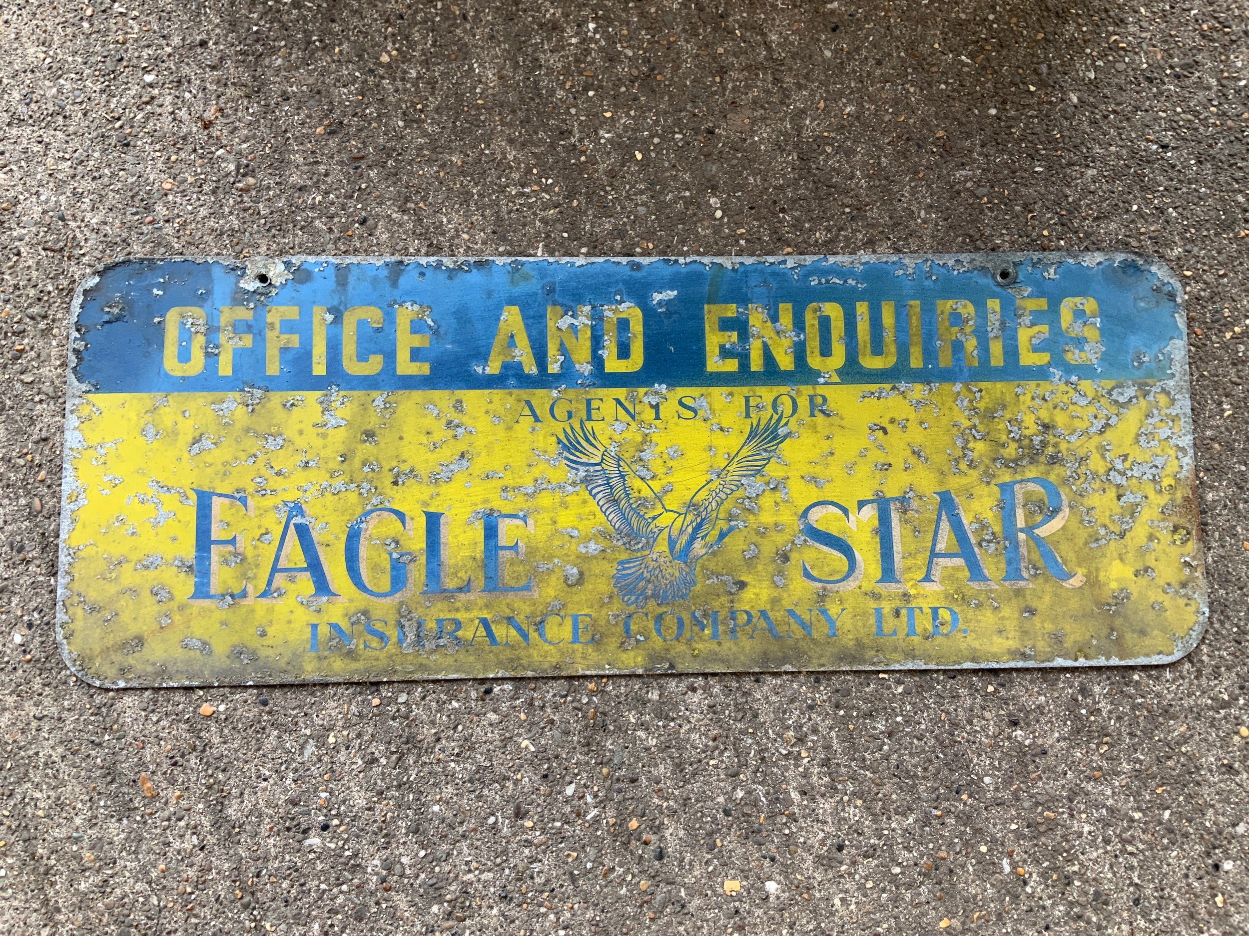 Eagle Star Aluminium Sign - 60cm