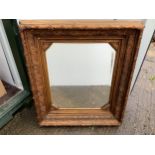 Heavy Gilt Framed Bevel Edge Mirror - 95cm W x 108cm H