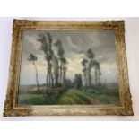 Framed Oil on Canvas - David Schulman 1881-1966 - Visible Picture 73cm x 58cm