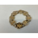 14ct Gold Bracelet with Chinese Characters