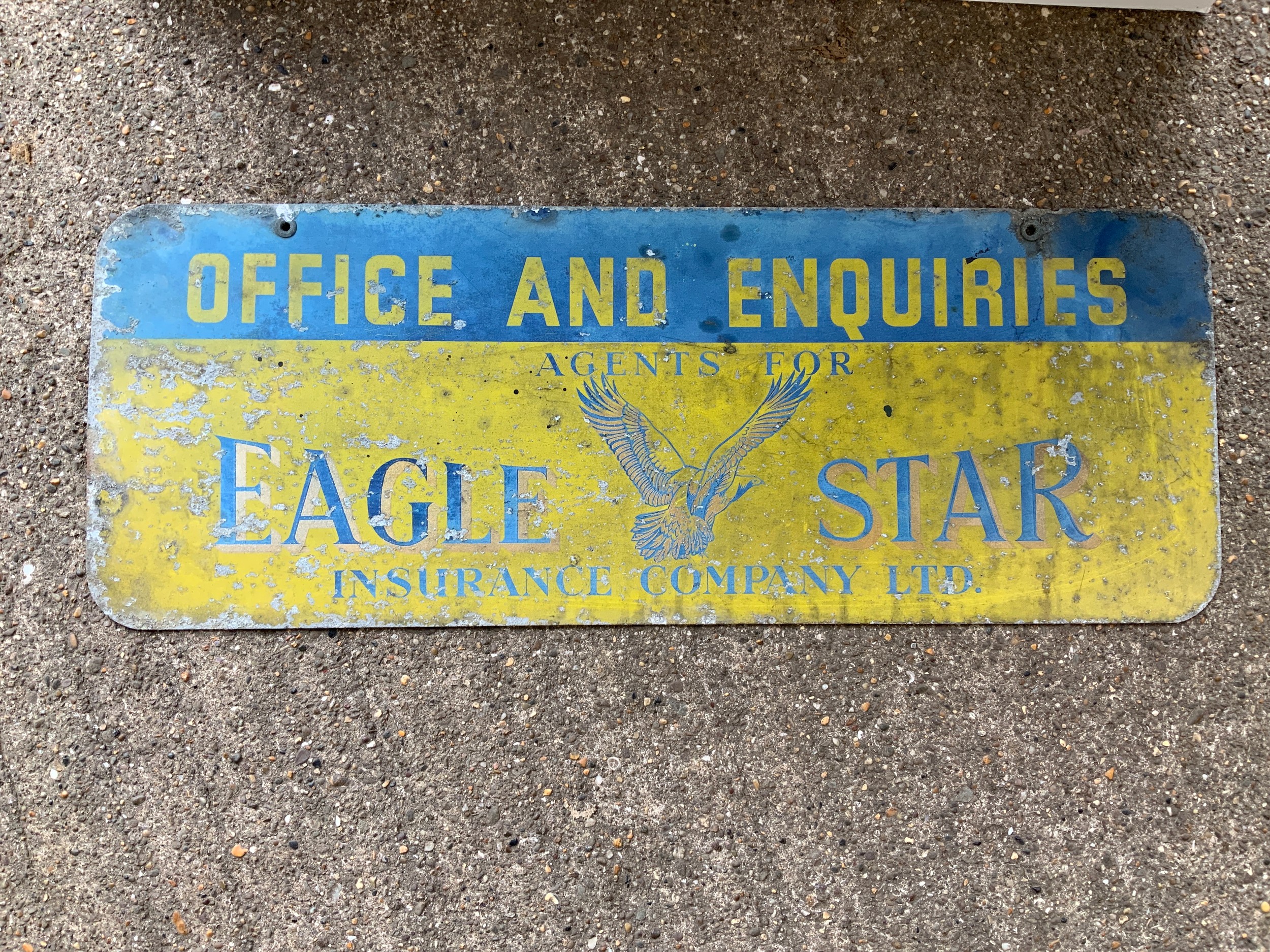 Eagle Star Aluminium Sign - 60cm - Image 2 of 2