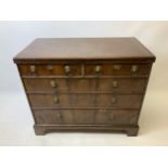 19th Century Two over Three Chest of Drawers - 82cm W x 42cm D x 69cm H