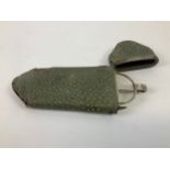 Folding Spectacles in Shagreen Case and others