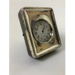 Silver Cased Goliath Watch - Case Birmingham 1915 - T.W Long & Co Cardiff - In Working Order