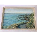 Framed Oil on Board - Doris E Luxton - Visible Picture 73cm x 48cm