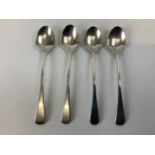 4x Georgian Silver Teaspoons