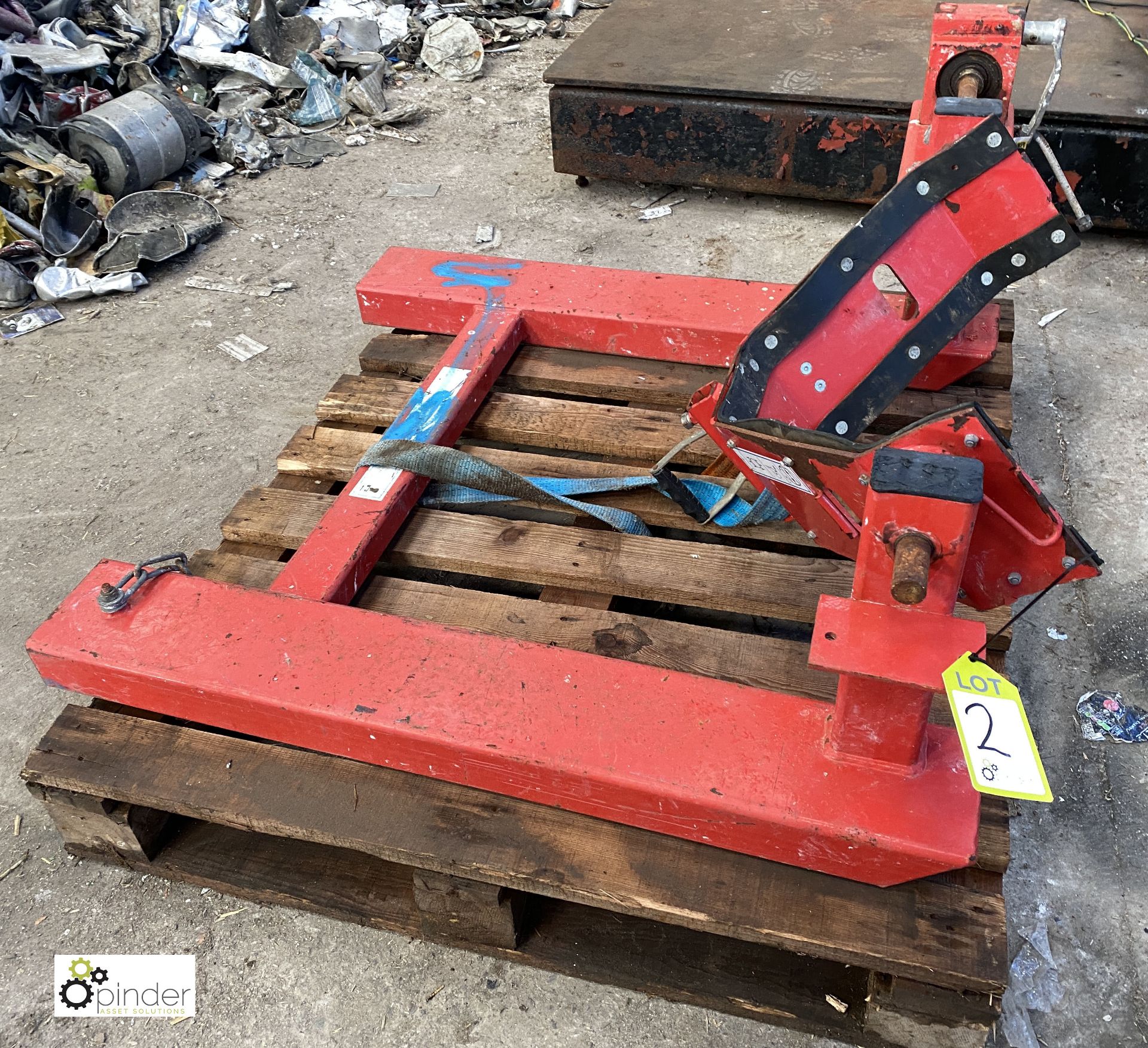 Gruse FW/P forklift truck mountable Drum Tipper (please note this lot has a lift out fee of £10 plus - Image 2 of 4