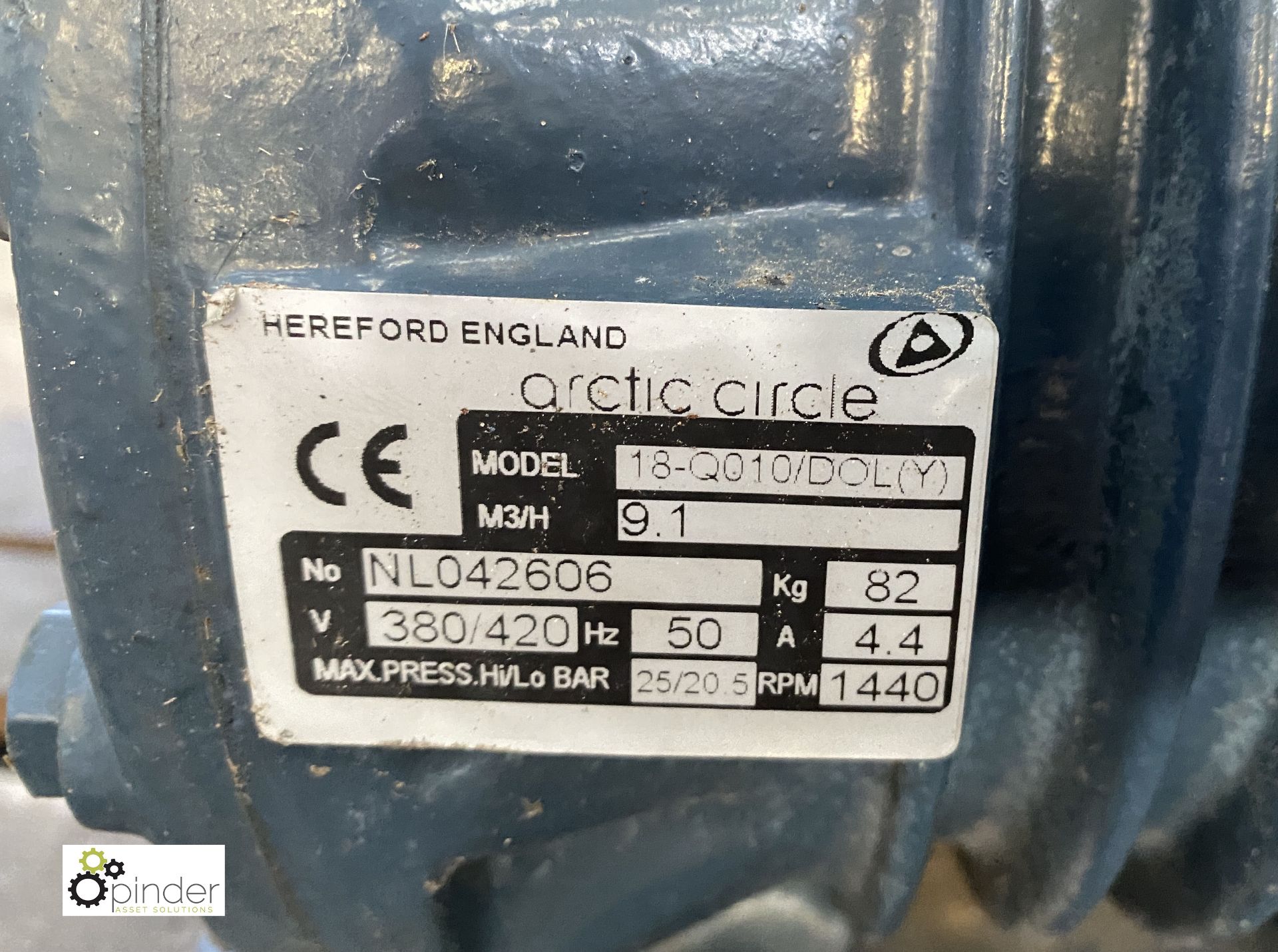 Arctic Circle C1QE-1.8-010 Refrigeration Compressor and Fan (please note this lot has a lift out fee - Image 4 of 5