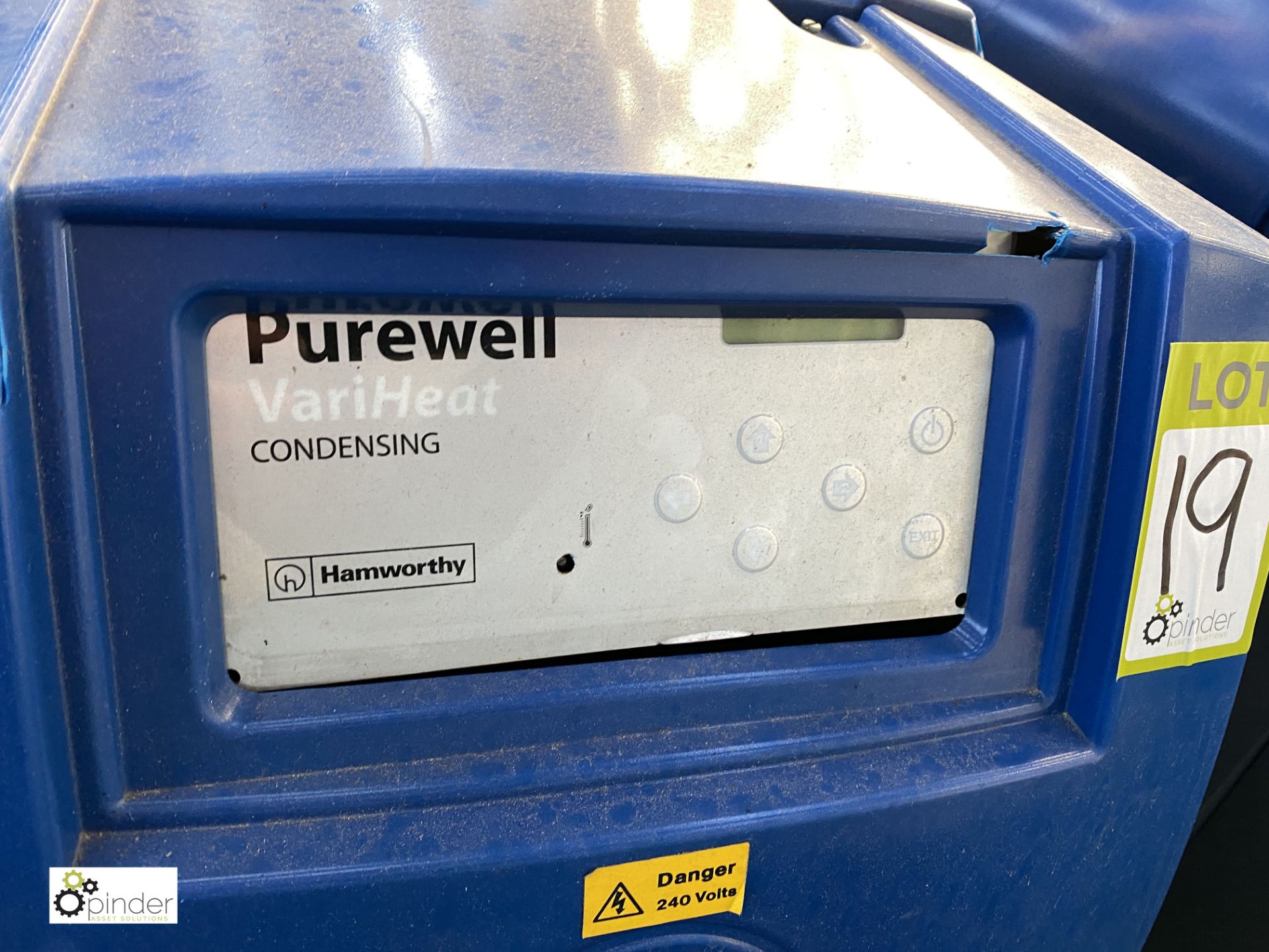 Hamworthy Purewell Vari-Heat 110 Condensing Boiler, 230volts, 110kw output (please note this lot has - Image 2 of 4