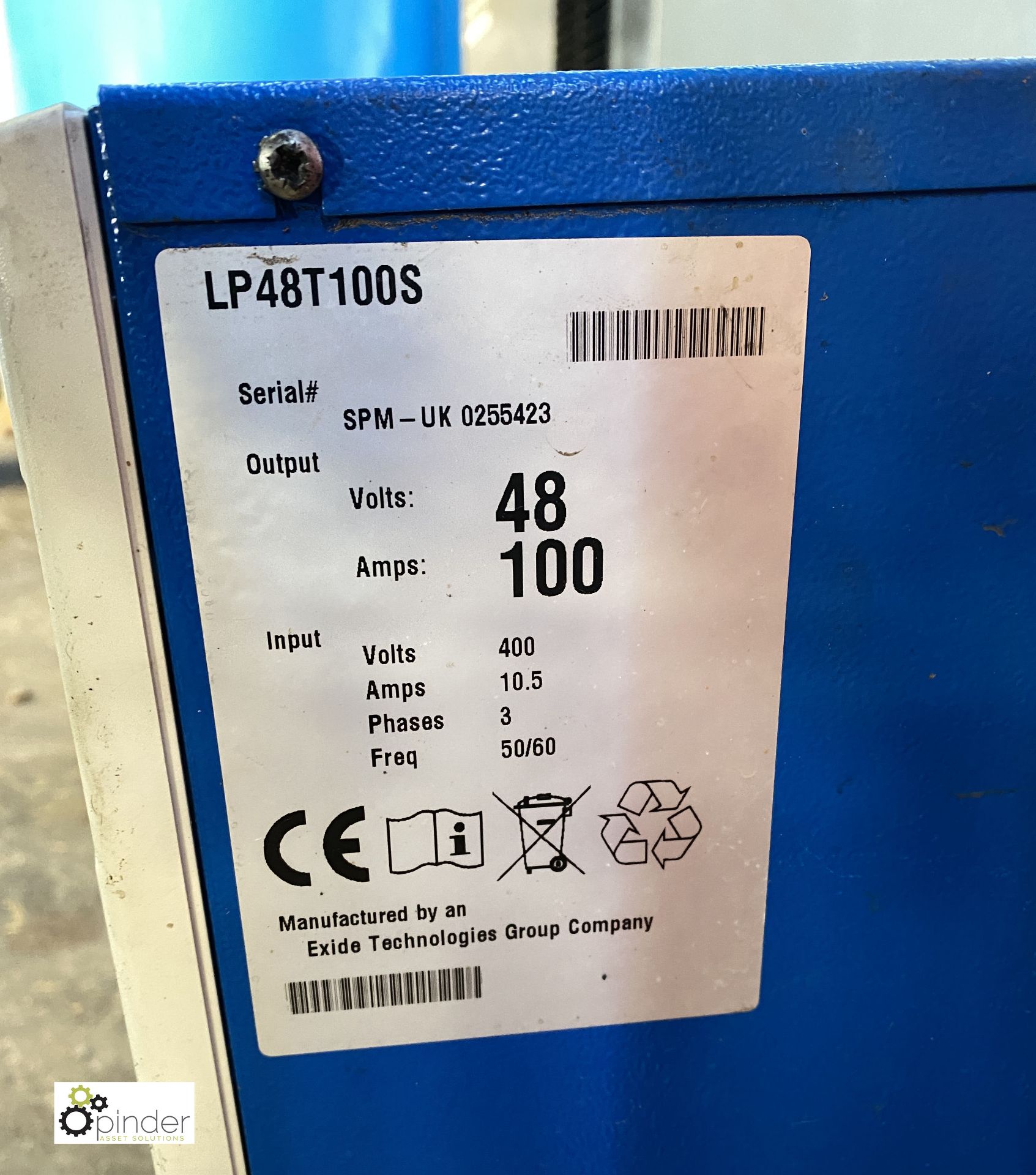 GNB 2100LP Battery Charger, 48V – 120A (please note this lot has a lift out fee of £5 plus vat) - Image 2 of 2