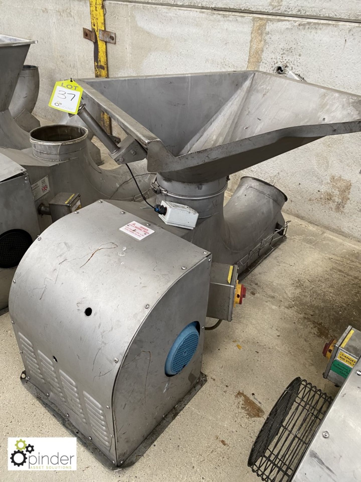 Heatons Engineering HE24/250S stainless steel Ingredient Blower (please note there is a lift out fee - Image 2 of 3