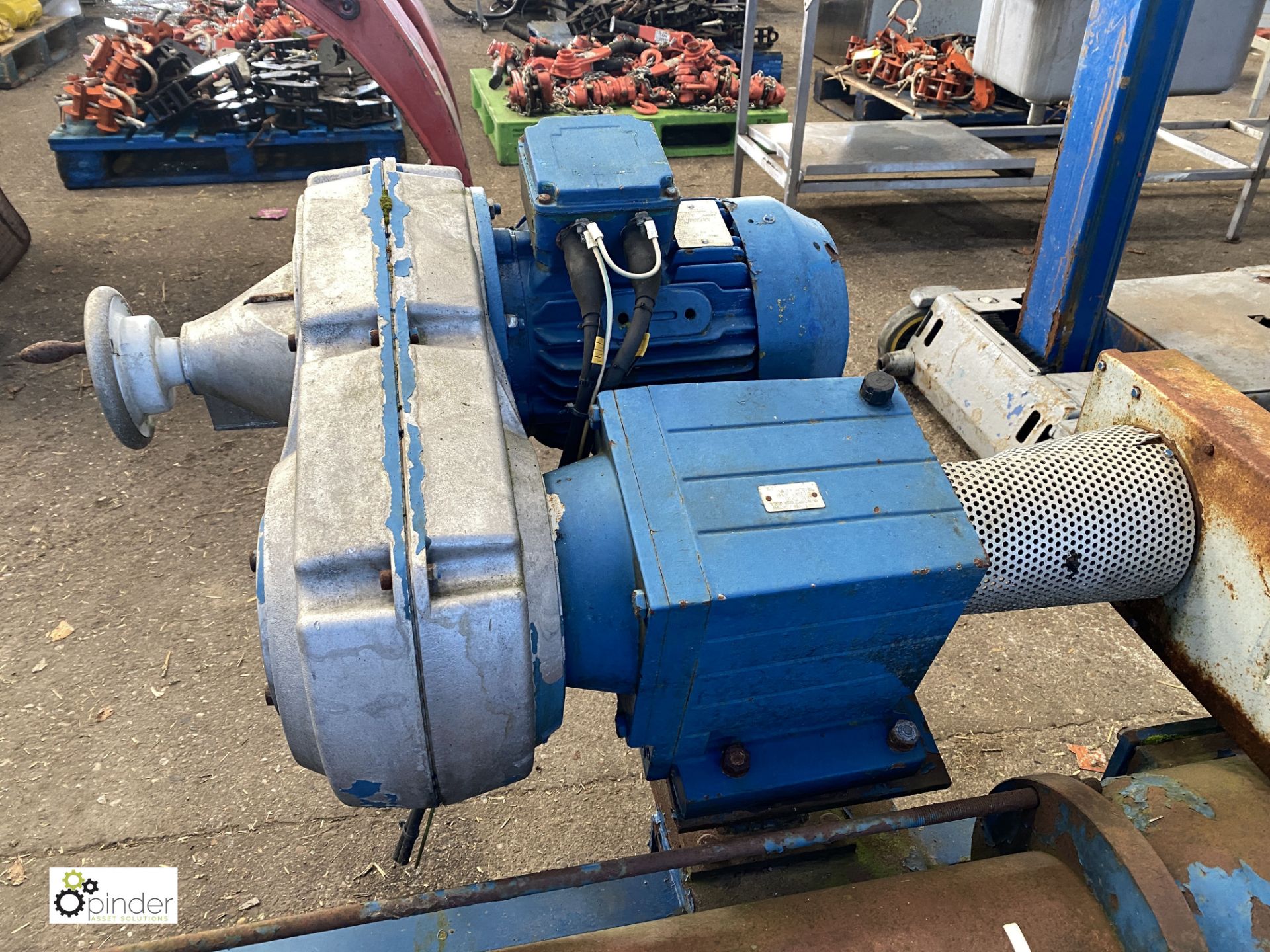 Seepex Pump, pressure stage 24, 20–120RPM, with stainless steel feed, 22kw motor, Flender 2F120-K - Image 7 of 10