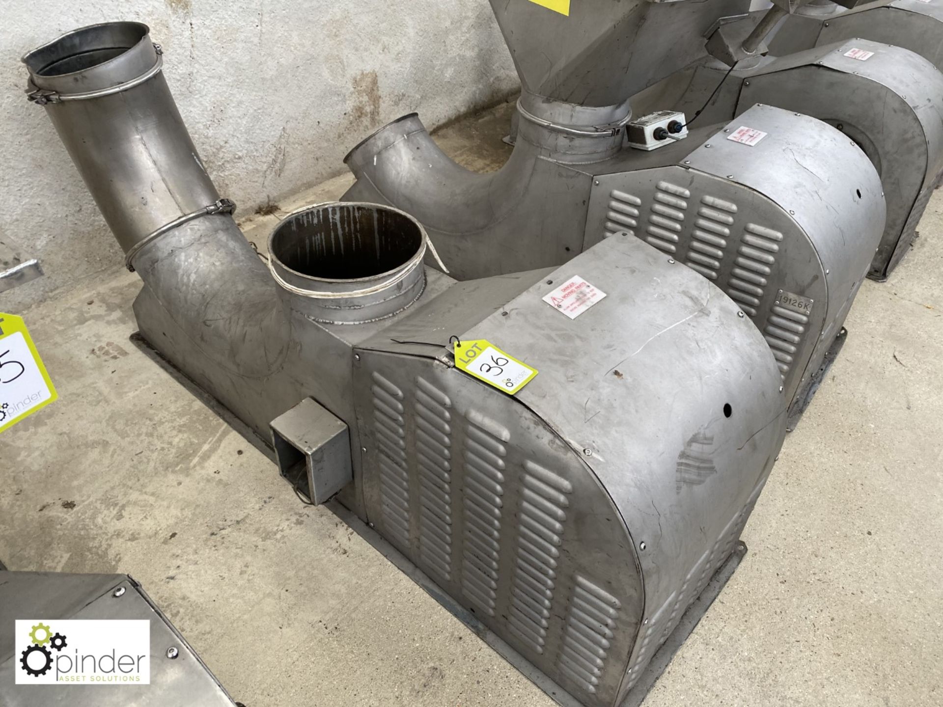 Heatons Engineering HE24/250S stainless steel Ingredient Blower (please note there is a lift out fee