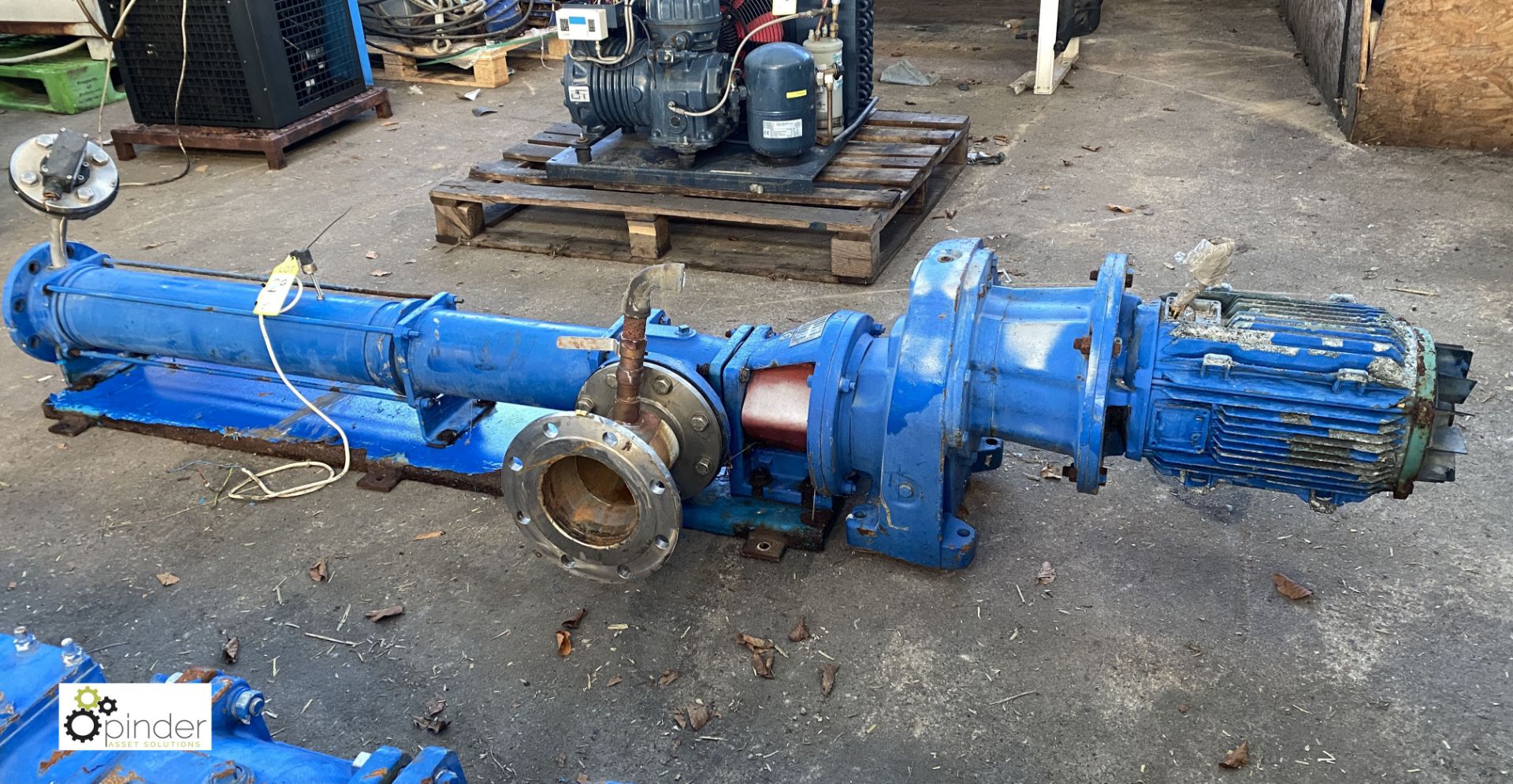 Mono CB07KAE1R1/G412 Pump, with motor, max DEL pressure 10bar (please note this lot has a lift out