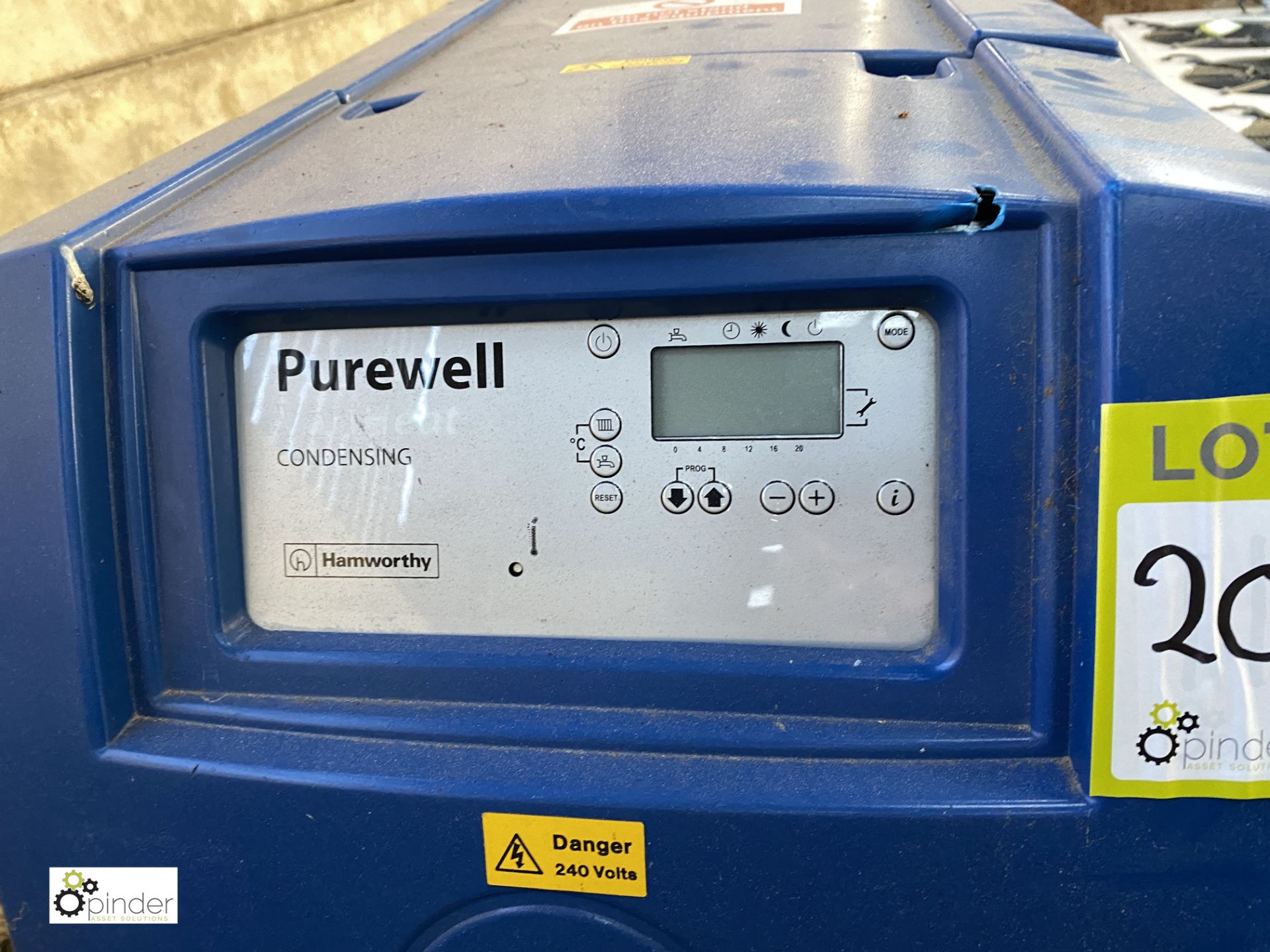 Hamworthy Purewell Vari-Heat 110 Condensing Boiler, 230volts, 110kw output (please note this lot has - Image 2 of 4