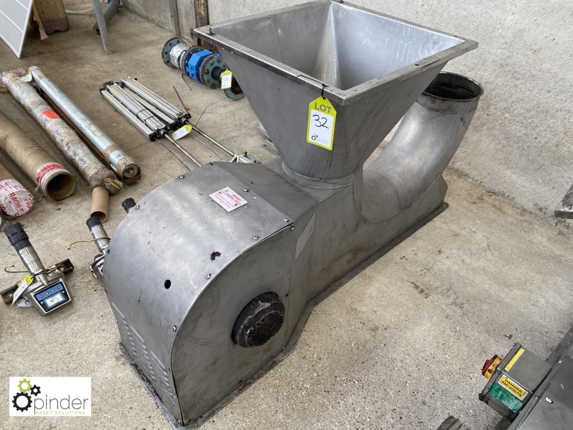 Heatons Engineering HE24/250S stainless steel Ingredient Blower (please note there is a lift out fee - Image 2 of 3