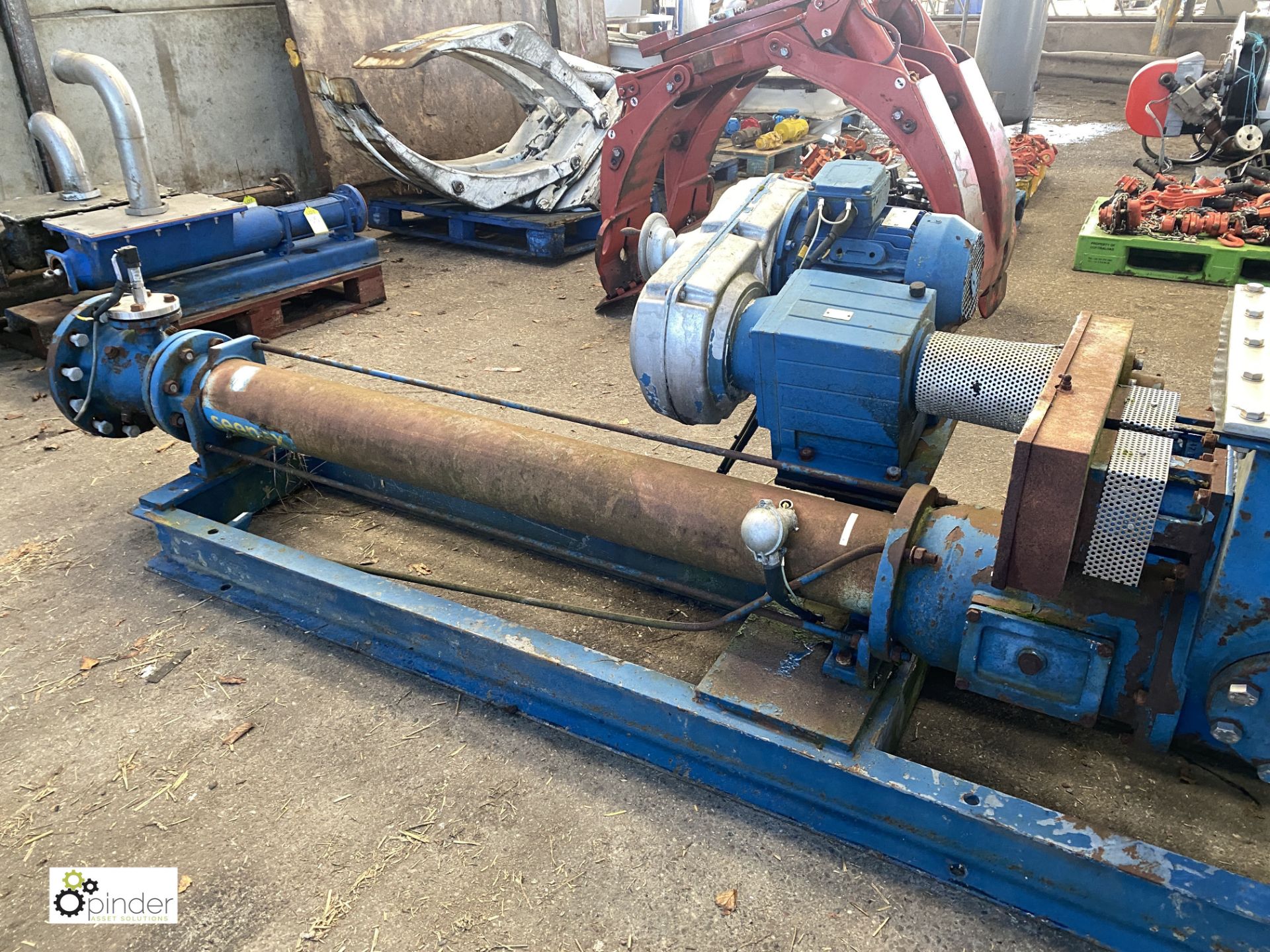 Seepex Pump, pressure stage 24, 20–120RPM, with stainless steel feed, 22kw motor, Flender 2F120-K - Image 6 of 10