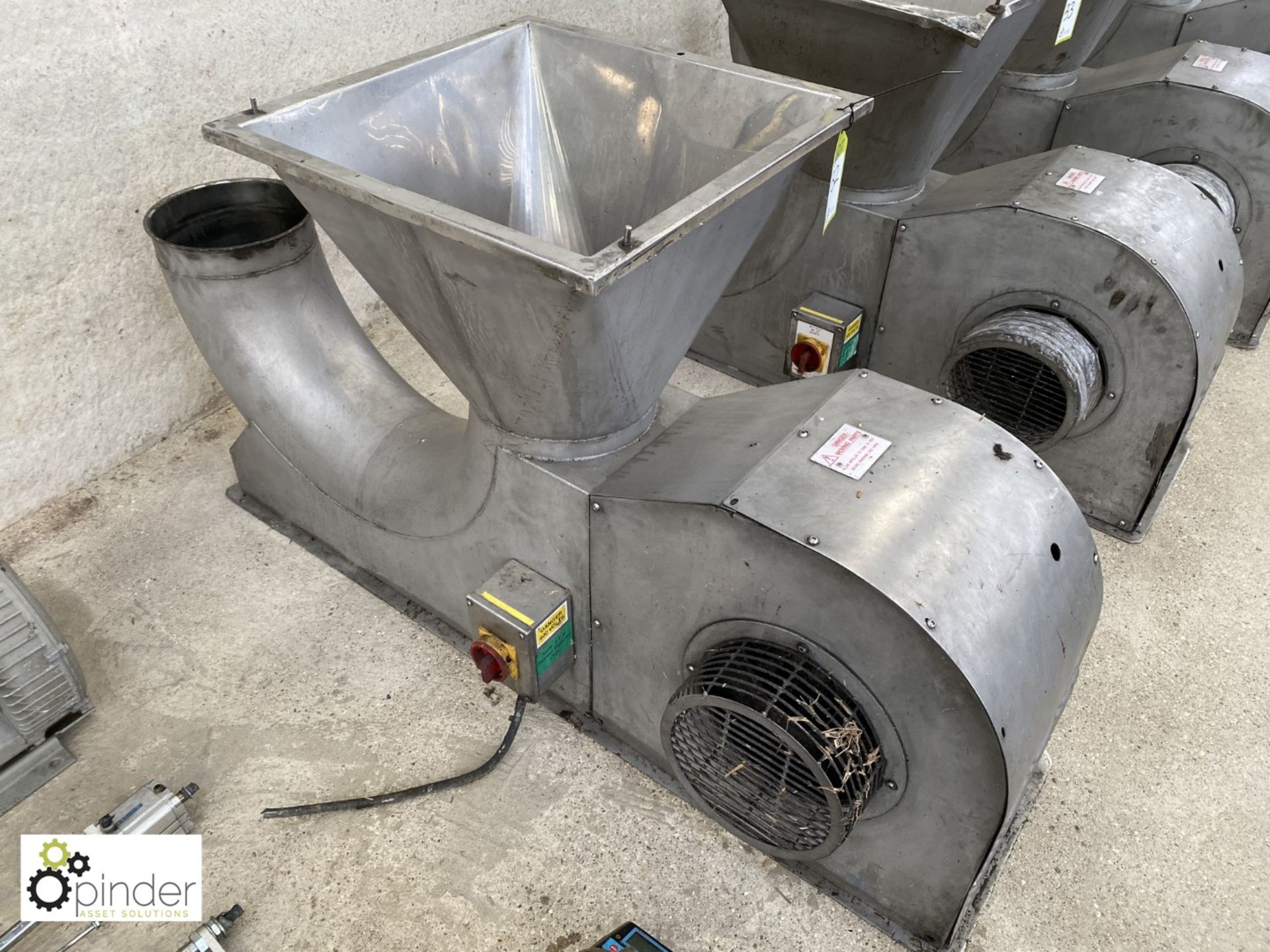 Heatons Engineering HE24/250S stainless steel Ingredient Blower (please note there is a lift out fee