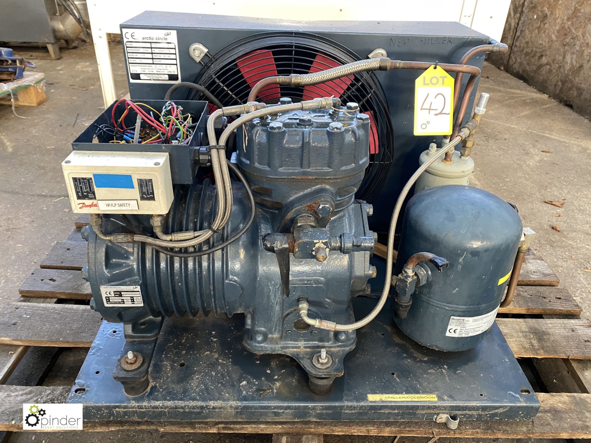Arctic Circle C1QE-1.8-010 Refrigeration Compressor and Fan (please note this lot has a lift out fee - Image 5 of 5