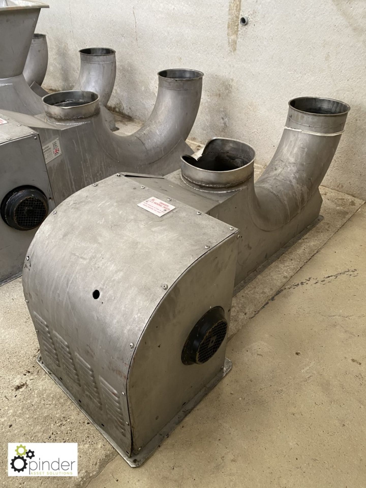 Heatons Engineering HE24/250S stainless steel Ingredient Blower (please note there is a lift out fee - Image 2 of 3